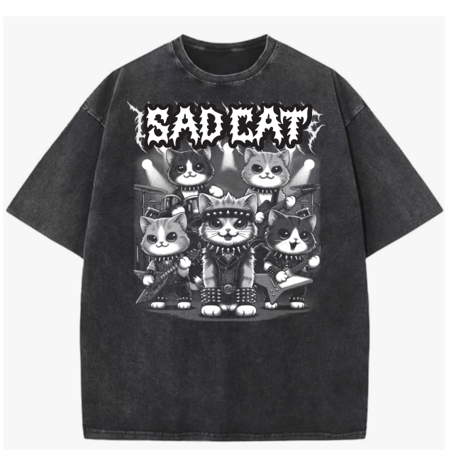 Sad Cat - Cat Band