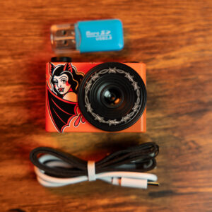 Mini Retro Camera (Orange Bat Gurl)